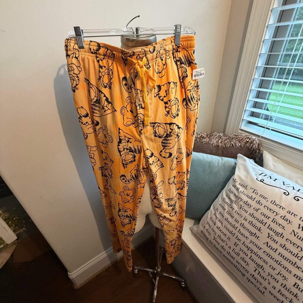 Garfield Pajama Pants NWT